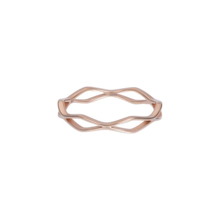 Fame-Modern-Rosé goudkleurig-Dames Ring
