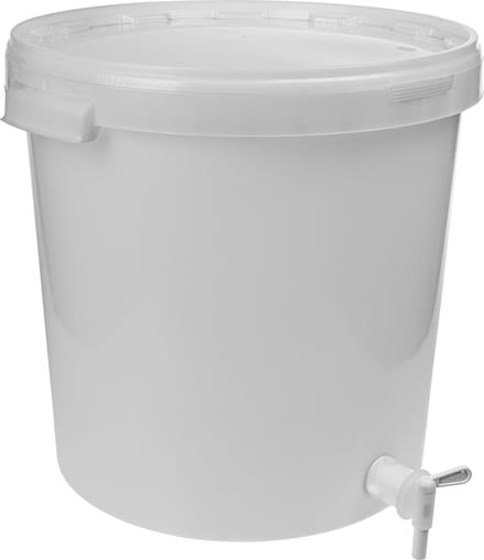 Gistingscontainer van 30L met deksel en aftapkraantje