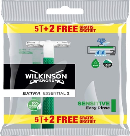 Wilkinson - Extra 2 Sensitive - Wegwerpmesjes - 7 Stuks