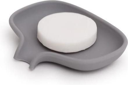 Bosign - Zeephouder Soap Saver Flow - Licht Grijs - Groot - 13,5 x 10,5 cm
