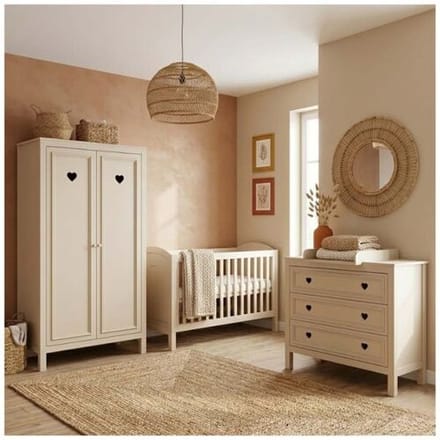 Born Lucky 3-delige kamer Hearts Clay unisex