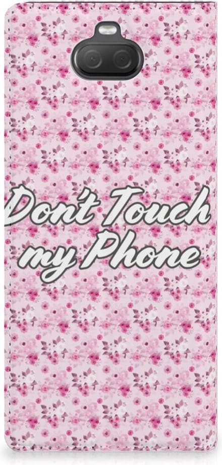 Sony Xperia 10 Plus Design Case Flowers Pink DTMP