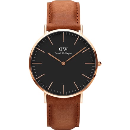 Daniel Wellington DW Watch Classic Durham Black Rose Gold 40mm