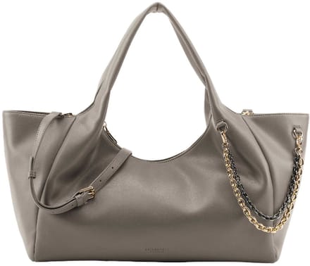 SEIDENFELT MANUFAKTUR schoudertas Lainio Shoulderbag Grey Taupe