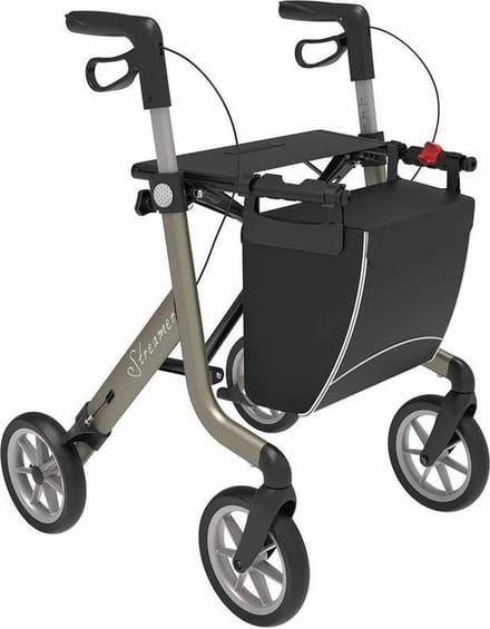 Ultra lichtgewicht rollator Streamer Champagne Large