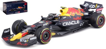 Bburago Red Bull Rb18 - Modelauto - Schaal 1:43 - Donker Blauw/Rood/Geel