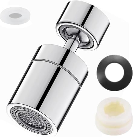 Solidchoice - 360° Draaiende Keukenkraan Aerator met Dubbele Spuitfunctie