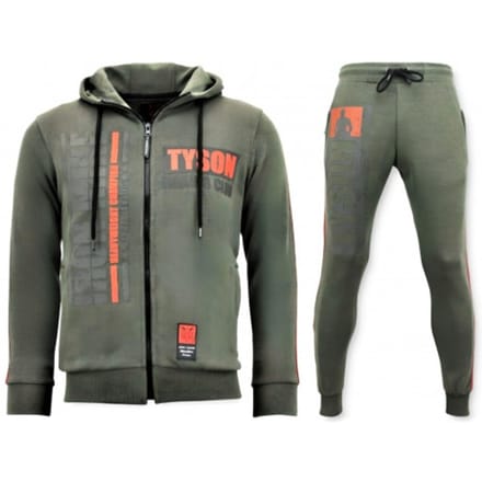 Exclusieve Heren Trainingspak - Iron Mike Tyson Boxing - Groen