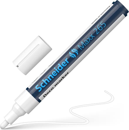 Schneider krijtmarker - Maxx 265 - wit - krijtstift - S-126549