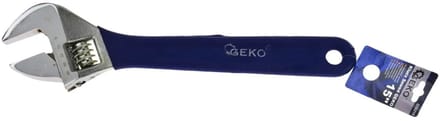 GEKO Verstelbare moersleutel - 0-46 mm - slipvast - 38 cm - roestbestendig