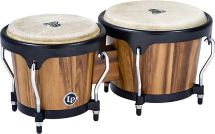 Latin Percussion Aspire Bongos LPA601-SW, 6-3/4" + 8", Jamjuree Wood - Bongo
