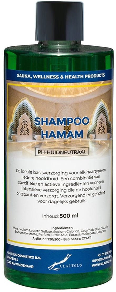 Shampoo Hamam 500 ml met dop - haarverzorging