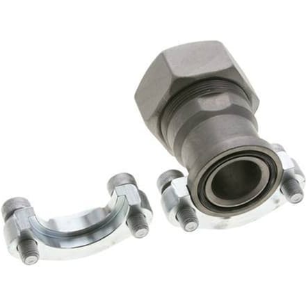 1-1/4'' SAE Flens 3000 psi Staal met 38S (M52x2) ISO 6162-1
