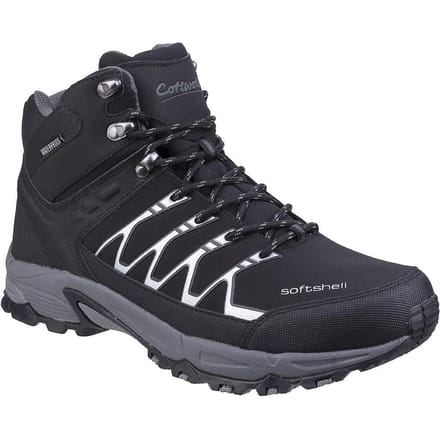 Cotswold Heren Abbeydale Wandelschoenen (Zwart/Grijs)