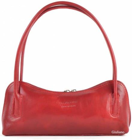 Giuliano klassieke handtas Lucie - Rood - Dames - Made in Italy