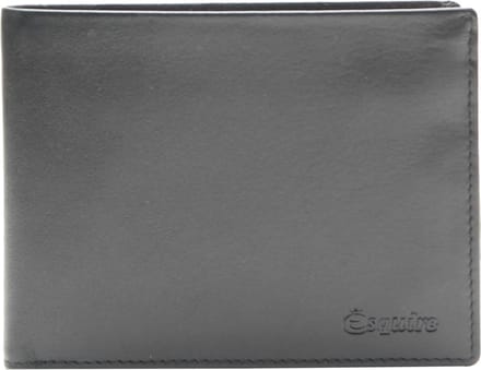 Esquire Portemonnee New Silk Wallet Black Zwart