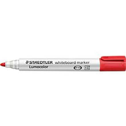 Staedtler Lumocolor whiteboard marker 351 (10-pack) rood (Origineel)