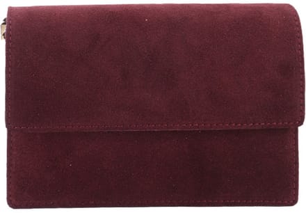 Giuliano lederen schodertas Elowen - Suede - Made in Italy - Bordeaux