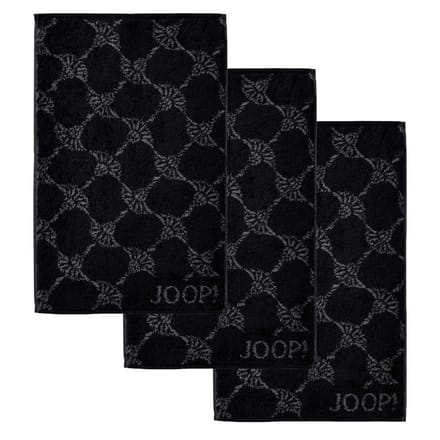 JOOP! Gastendoekje Classic Frottier Een maat, 30x50 Set van 3