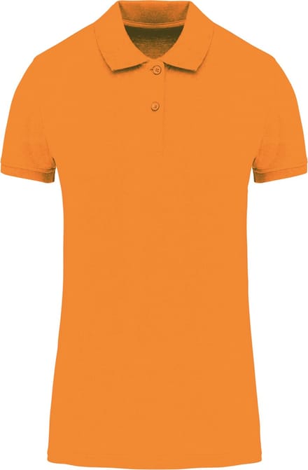 Kariban Piqué-damespolo Bio180 K2026 - orange - S