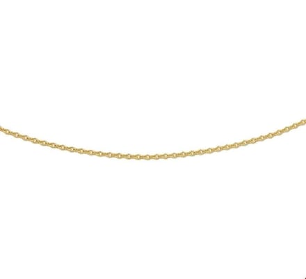 Huiscollectie 4016361 Collier Geelgoud Anker 1,2 mm
