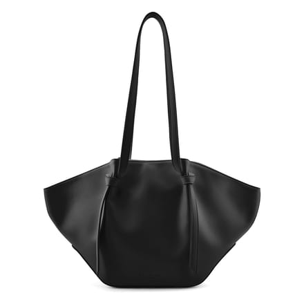 SEIDENFELT MANUFAKTUR shopper Ryd Midi Shopper Black zwart