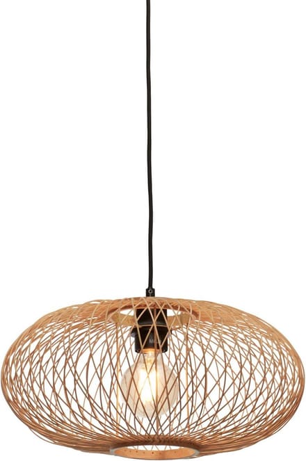 GOOD&MOJO Hanglamp Cango - Bamboe - Ø40cm - Bohemian - Hanglampen Eetkamer, Slaapkamer, Woonkamer