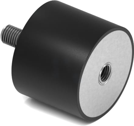 Rubbermagazijn - Trillingsdemper - Type B - 50x40mm - M10 - Set 10 stuks
