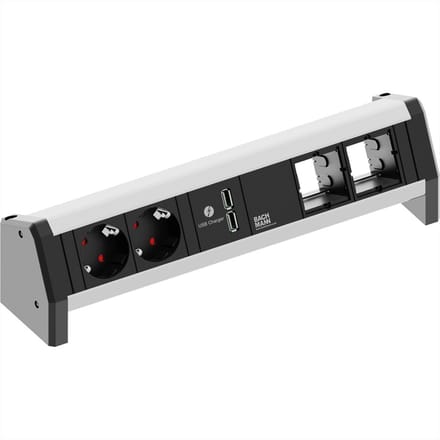 Desk 2xSchuko 1xUSB Charger &