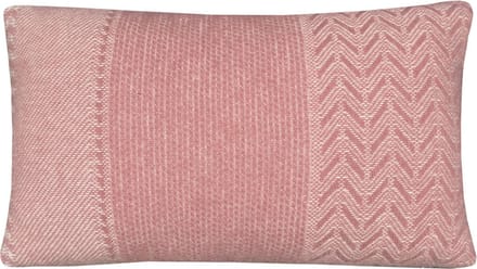 Uptown wool cushion pink rectangle