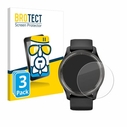 Screenprotector 3 Stuks voor Garmin Vivomove Trend Beschermglas transparant