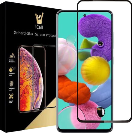 Screenprotector geschikt voor Samsung A51 - FullGuard Screen Protector