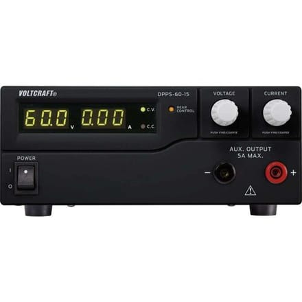 VOLTCRAFT DPPS-60-15 Labvoeding, regelbaar 1 - 60 0 - 15 A 900 W USB Programmeerbaar Aantal uitgangen: 1 x