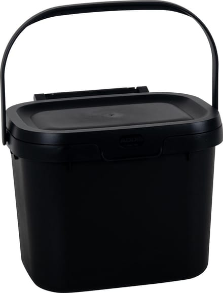 Keuken Caddy 4,5 liter - Afvalbakje - Keuken afvalbakje - Zwart