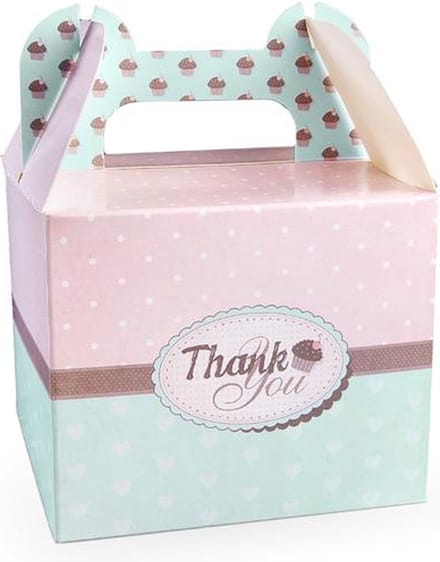 """Decorative cake boxes (1 zakje met 10 stuks)"""