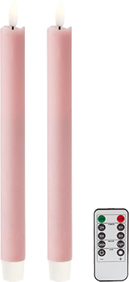 Addison Ross kaars 23cm LED Pink