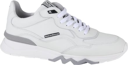 Floris Van Bommel Sfm-10136 Lage sneakers - Leren Sneaker - Heren - Wit - Maat 44⅔