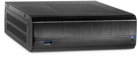 Inter-Tech JX-500 - Case - Desktop slimline - Zwart
