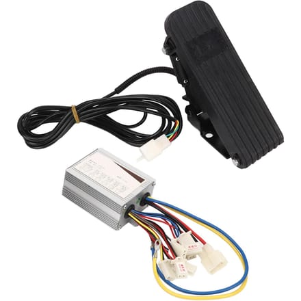 24V 350W Twee Snelheden Controller Pedaal Gaspedaal Kit Elektrische Fiets Controller Voetgaspedaal black