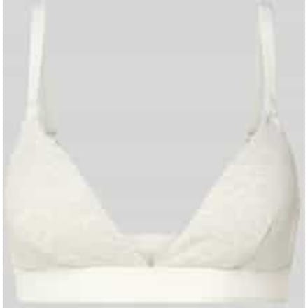 Puma - Dames - Sport Triangel Bralette - 3D Knit - Light Grey Melange - Maat S