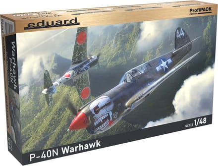 Eduard Modelbouwpakket Vliegtuigen - 82242 Curtiss P-40N Warhawk WWII - Amerikaans Propellervliegtuig Plastic - 1:48 - Modelbouw