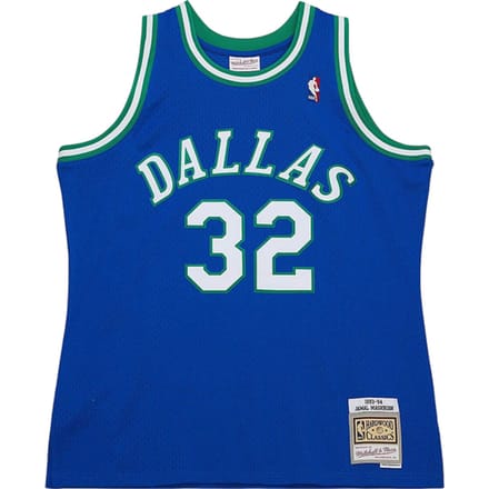 Mitchell And Ness NBA Dallas Mavericks 1993-1994 Jamal Mashburn Swingman Shirt Blauw