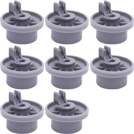 Solidchoice - Set van 8 Universele Vaatwasserwielen voor Onderste Bovenkorf
