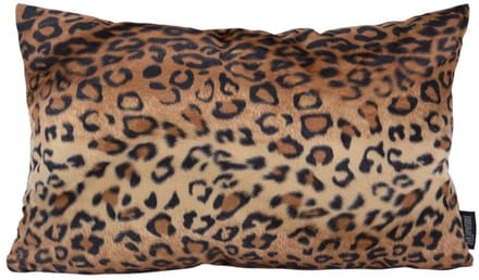 Gek op kussens! Sierkussen furry leopard | | polyester