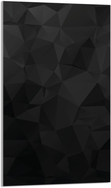 TMK ArtDeko - Snijplank van Gehuld Glas - 30x52 cm - Zwart