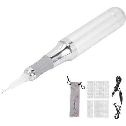 Professionele Microblading Machine Sterke Kracht Wenkbrauw Eyeliner Tattoo Pen Machine (100-240V)ONS US Plug white