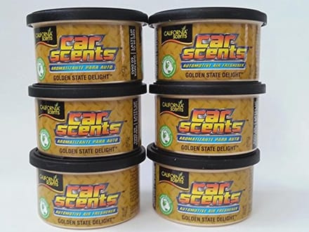 Luchtverfrisser voor Auto - California Golden State Delight Set van 6