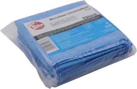 Microvezeldoekjes profi blauw 5 stuks - 32x32cm.