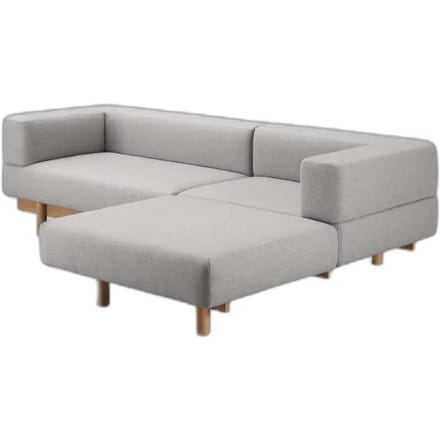 Bank met rechter chaise longue 13 Emko Alchemist
