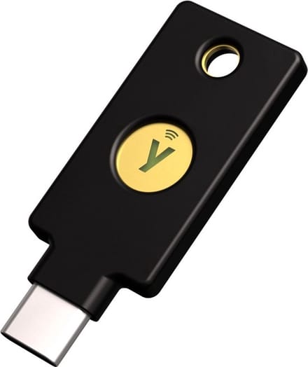 5-Pack Yubico FIDO2 U2F Security Key C NFC